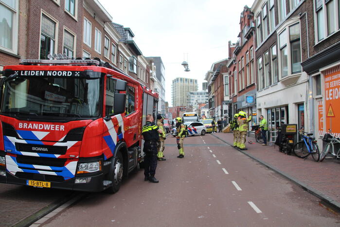 Straat afgesloten vanwege gaslekkage