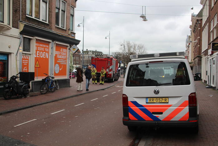 Straat afgesloten vanwege gaslekkage