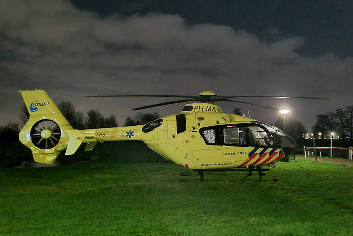 Traumahelikopter ingezet voor medische noodsituatie