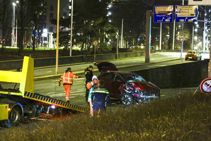 Veel schade bij botsing
