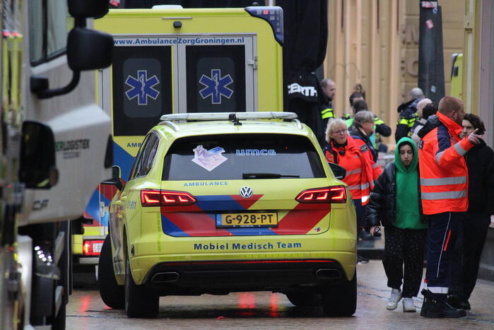 Meerdere personen gered bij grote brand in centrum