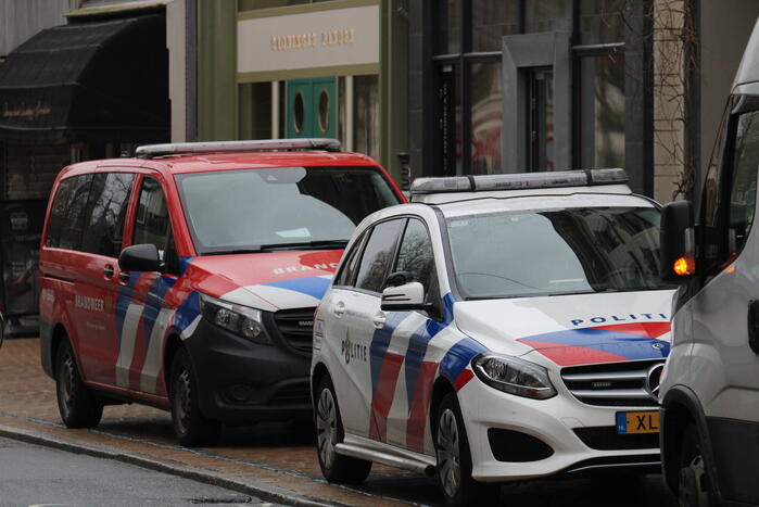 Meerdere personen gered bij grote brand in centrum