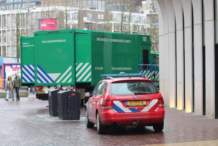 Meerdere personen gered bij grote brand in centrum