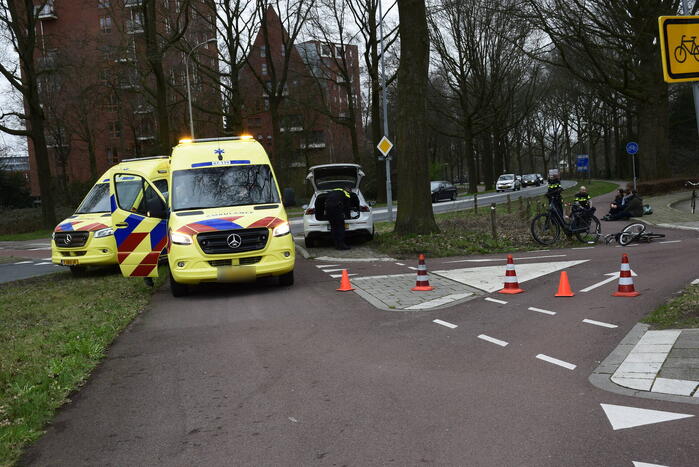Fietser zwaargewond bij botsing met fietser