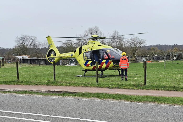 Fietser zwaargewond bij botsing met fietser