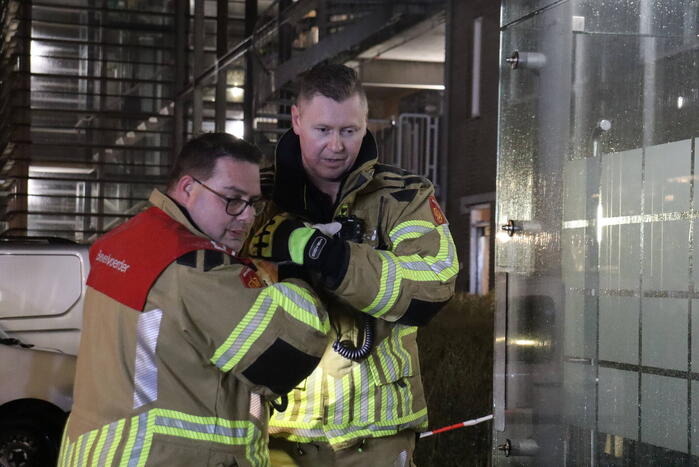Flinke rookontwikkeling bij brand in woning