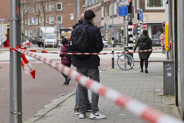 Onderzoek naar aantreffen onbekende stof in leegstaande winkel