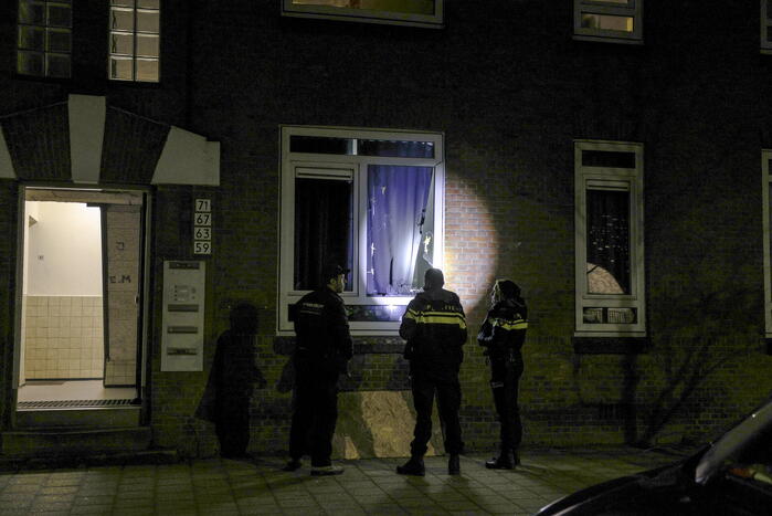 Woning beschadigd na explosie