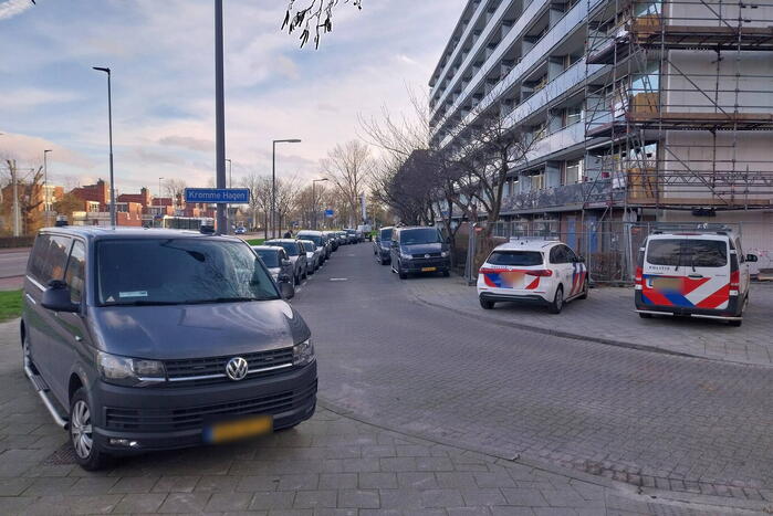 Onderzoek in flatwoning na aantreffen overledene