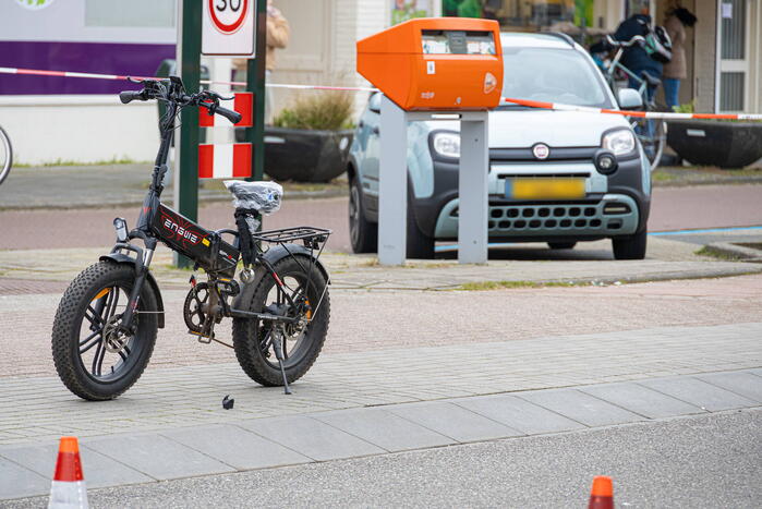 Meisje op een fatbike aangereden