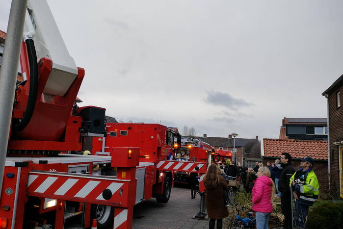 Brandweer ingezet voor brand in schoorsteen