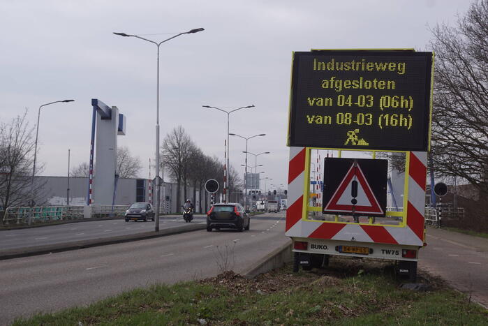 Weg meerdere dagen dicht vanwege wegwerkzaamheden