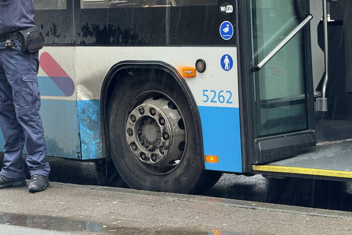 Brommobiel klapt op lijnbus