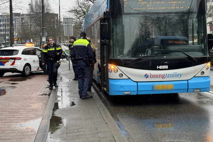 Brommobiel klapt op lijnbus