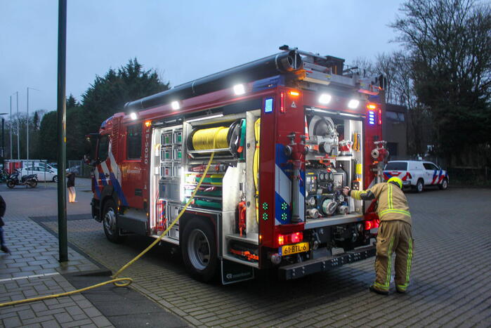 Rookontwikkeling in garage van flat