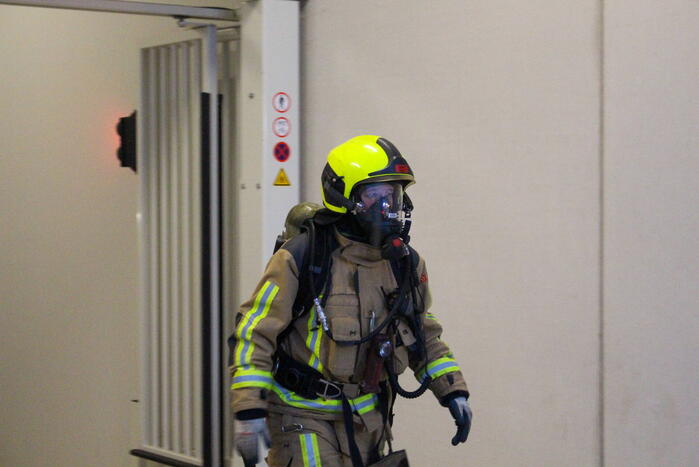 Rookontwikkeling in garage van flat