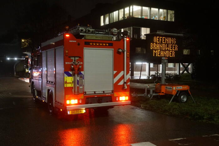 Grote brandweeroefening bij Meander Medisch Centrum