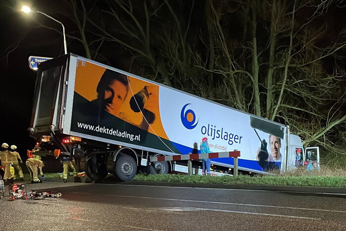 Ernstig ongeval met vrachtwagen