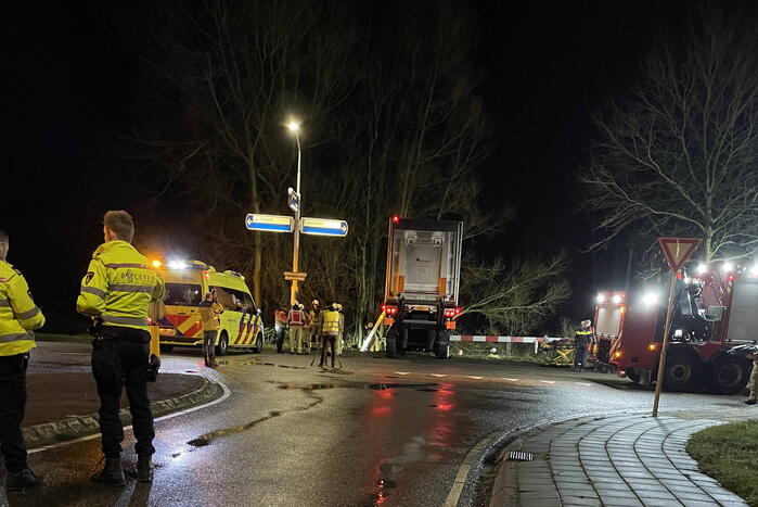 Ernstig ongeval met vrachtwagen
