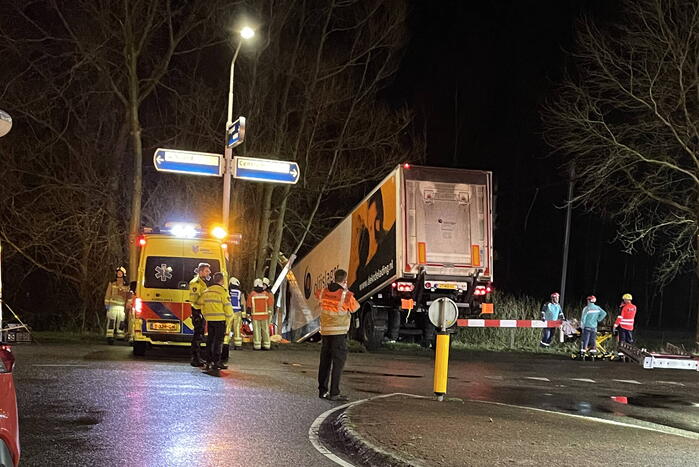 Ernstig ongeval met vrachtwagen