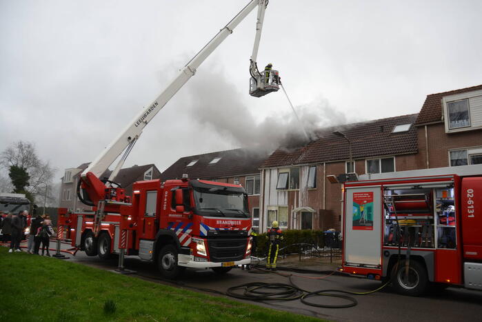 Flinke rookontwikkeling bij uitslaande woningbrand