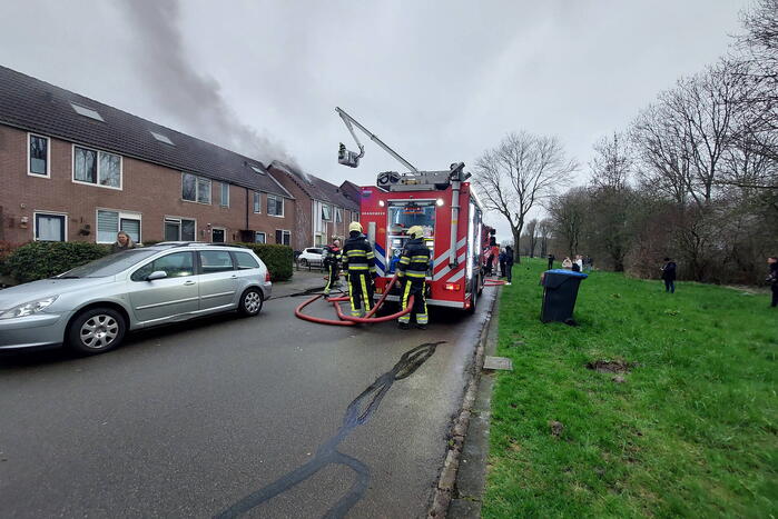 Flinke rookontwikkeling bij uitslaande woningbrand