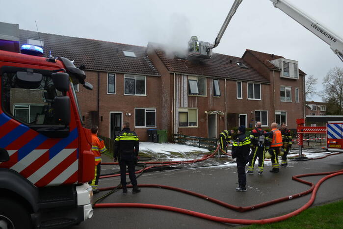 Flinke rookontwikkeling bij uitslaande woningbrand