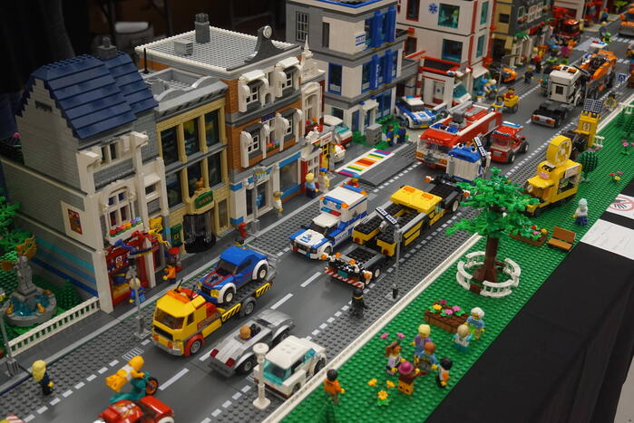 Sporthal walhalla voor liefhebbers van Lego