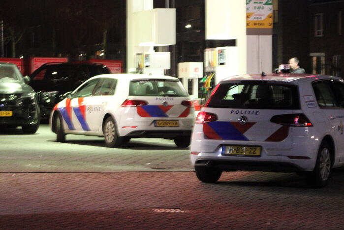 Total tankstation overvallen politie zoekt dader