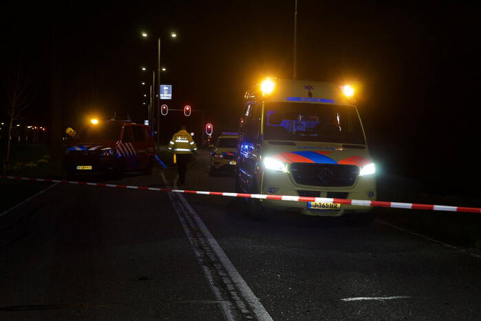 Persoon overleden bij eenzijdige aanrijding