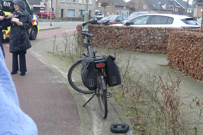 Fietser gecontroleerd na harde val