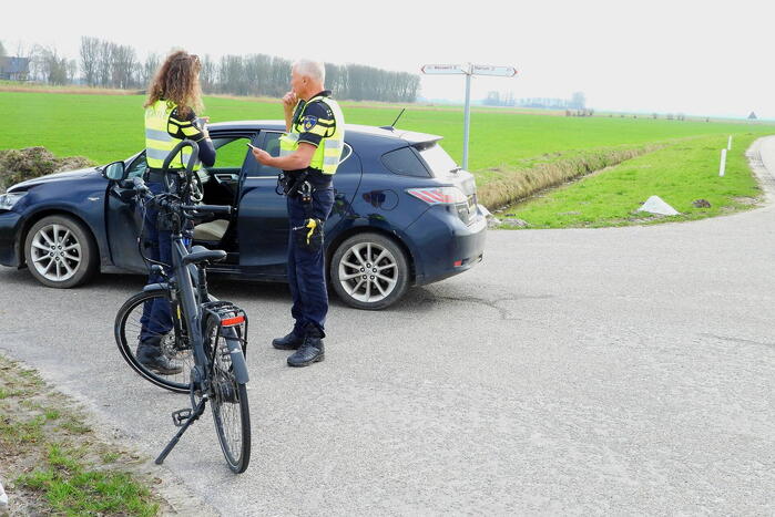 Fietser gewond bij ongeval op kruising