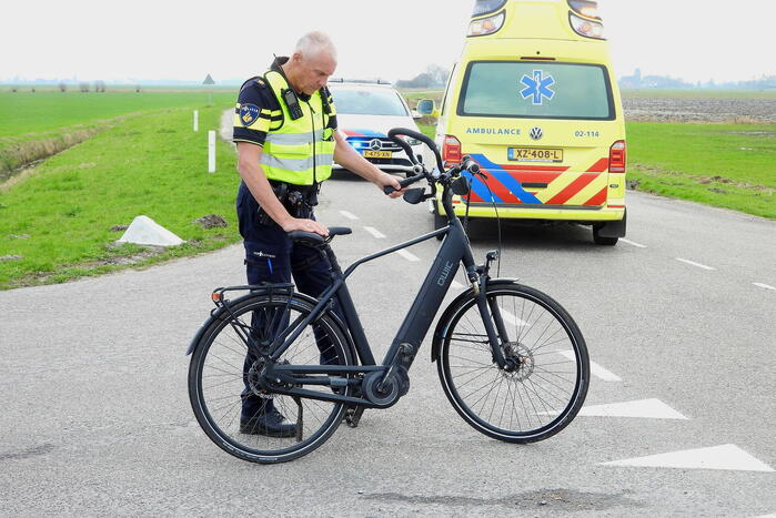 Fietser gewond bij ongeval op kruising