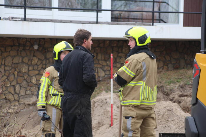 Gaslekkage door graafwerkzaamheden