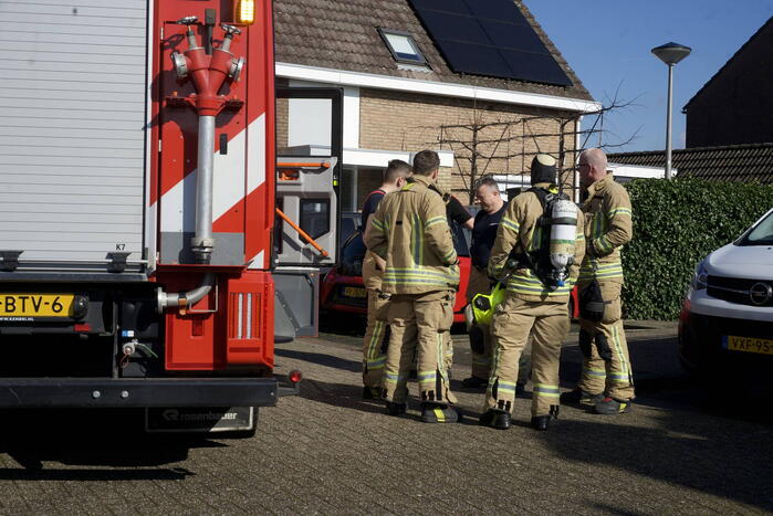 Vuilverbranding in tuin aangezien voor buitenbrand
