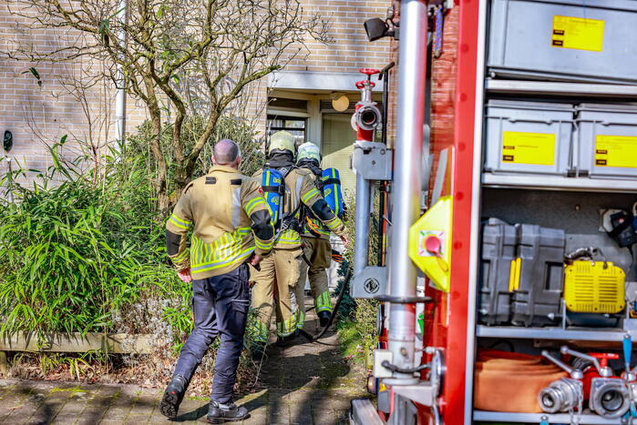 Hulpdiensten groots ingezet na brand in woning