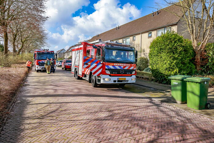 Hulpdiensten groots ingezet na brand in woning