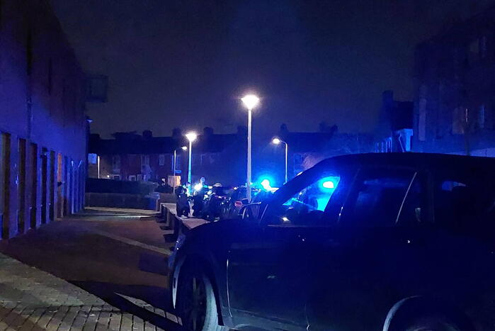 Aanhouding na conflict bij woning