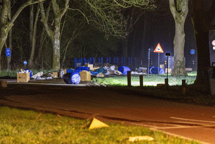Gedumpt drugsafval gevonden