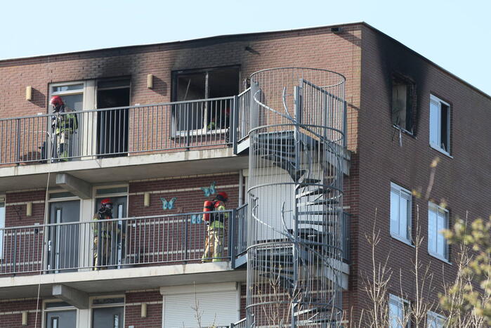 Appartement onbewoonbaar na uitslaande brand
