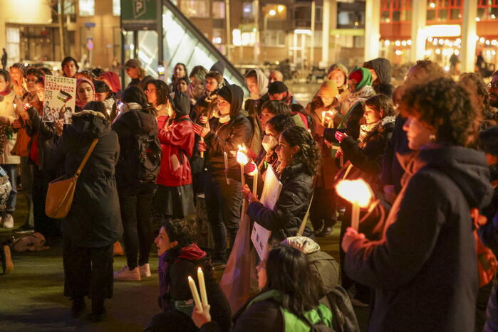 Grote opkomst bij gemengde demonstratie