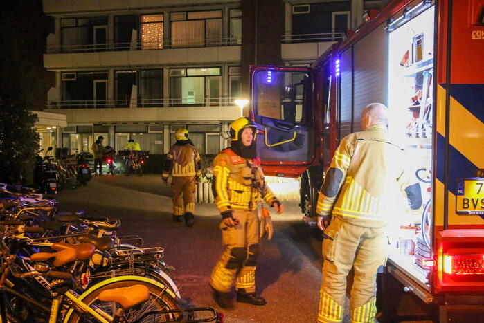 Brandweer ingezet voor rookontwikkeling in appartement