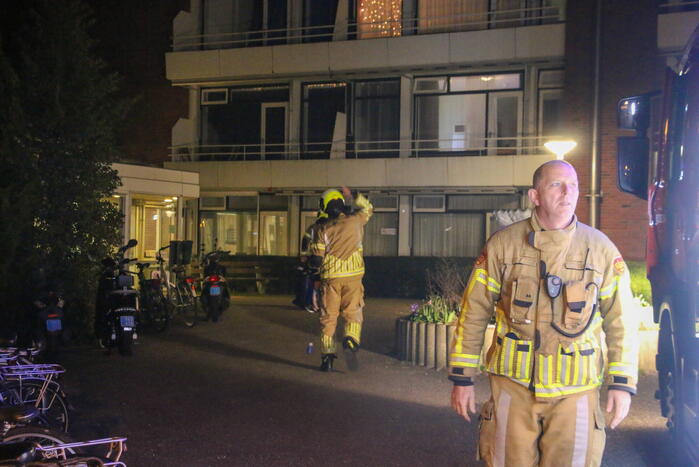 Brandweer ingezet voor rookontwikkeling in appartement
