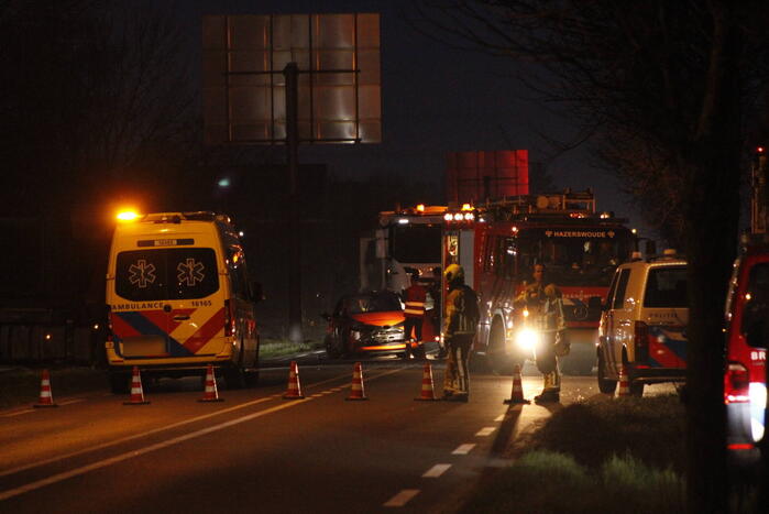 Meerdere voertuigen beschadigd bij botsing