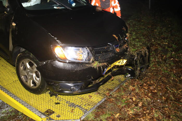 Automobilist verliest macht over stuur en belandt in sloot