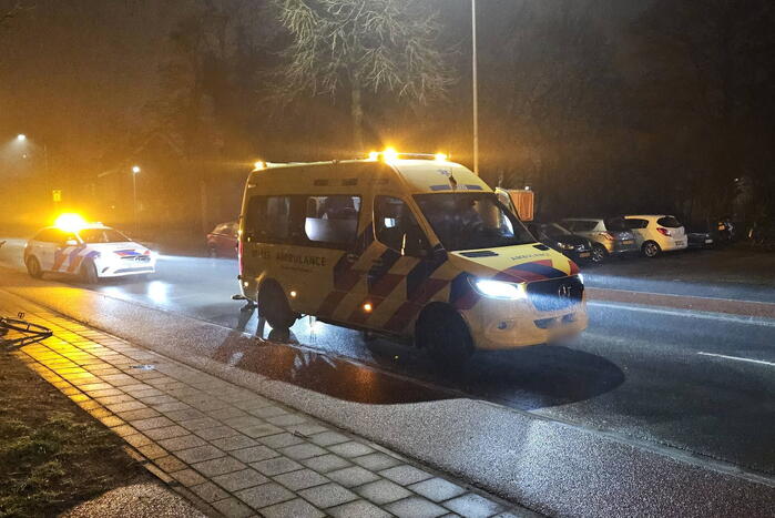 Fietser gewond na harde val