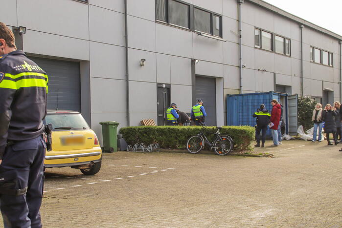 Grote controle op bedrijventerrein