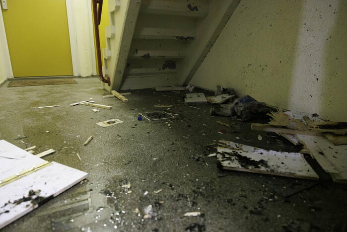 Veel schade na explosie