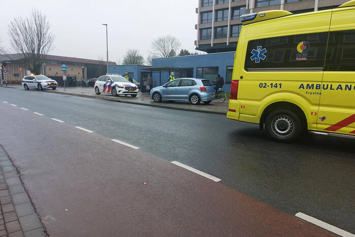 Fietser geschept door automobilist