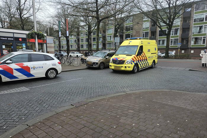 Fatbiker en automobilist botsen op elkaar